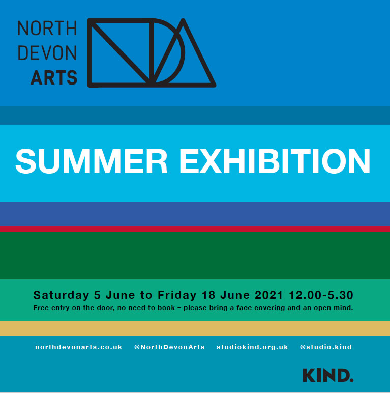 North Devon Arts Summer Exhibition poster