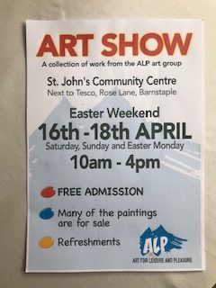 Art show Easter 22 St Johns Community Centre
